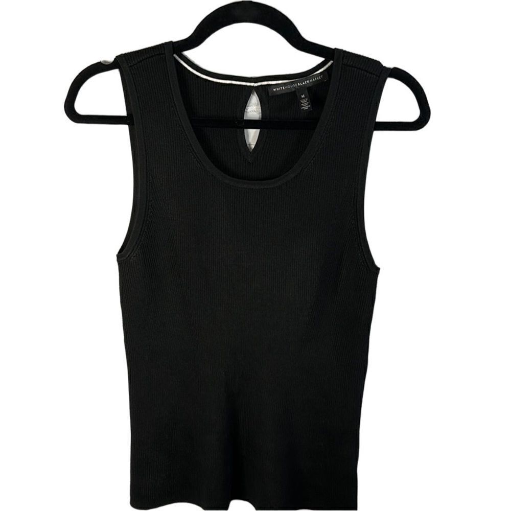 🎽 White House Black Market Ribbed Tank - Size Medium - Perfect Condition